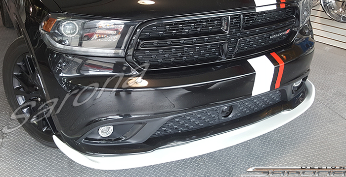 NRG SRT Style Complete Front + Rear Bumper With Grille – Fits 2014–2020 Dodge Durango – Unpainted Black PP Plastic