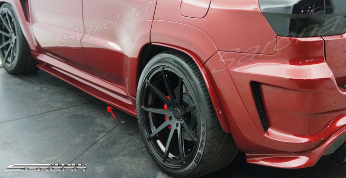 2011-2021 Jeep Grand Cherokee Side Skirts 2011-2021 Jeep Grand Cherokee Side Skirts