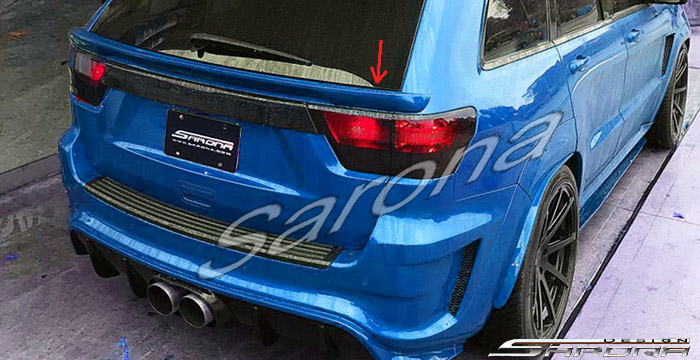2011-2013 Jeep Grand Cherokee Trunk Wing 2011-2013 Jeep Grand Cherokee Trunk Wing