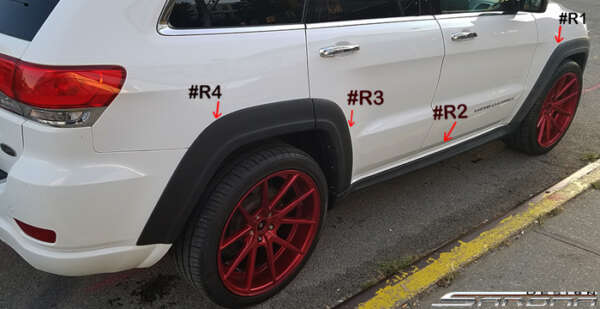 2011-2021 Jeep Grand Cherokee Fender Flares