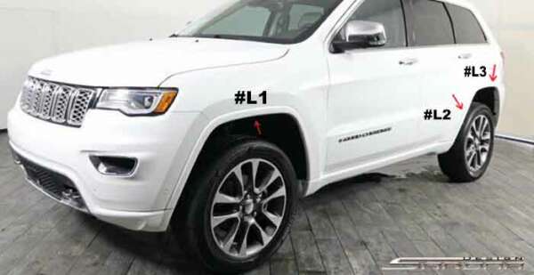 2011-2021 Jeep Grand Cherokee Fender Flares