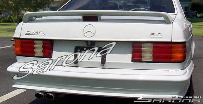 1986-1991 Mercedes-Benz S Class Trunk Wing