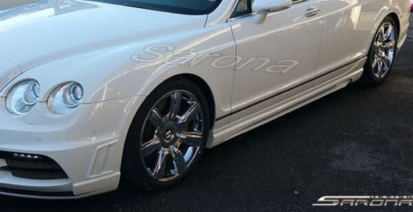 2004-2013 Bentley Flying Spur Side Skirts