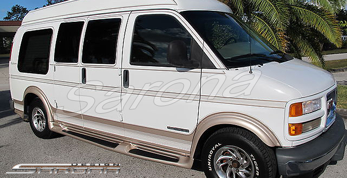 1996-2002 Chevrolet Express Van Running Boards