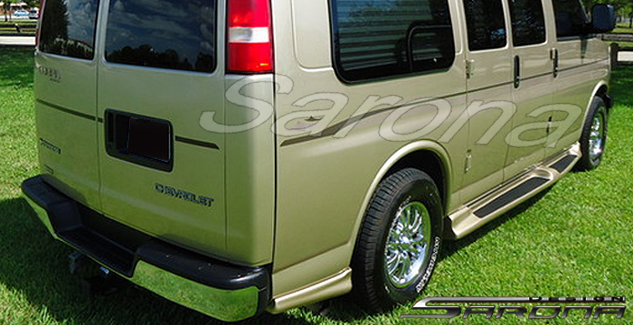 2003-2025 Chevrolet Express Van Running Boards 2003-2025 Chevrolet Express Van Running Boards