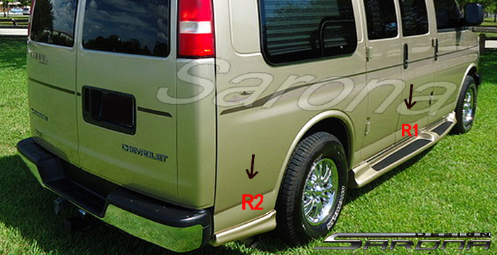 2003-2025 Chevrolet Express Van Running Boards 2003-2025 Chevrolet Express Van Running Boards