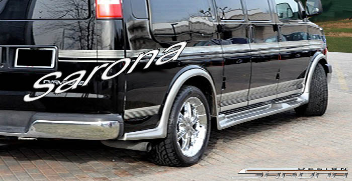 2003-2025 Chevrolet Express Van Running Boards 2003-2025 Chevrolet Express Van Running Boards