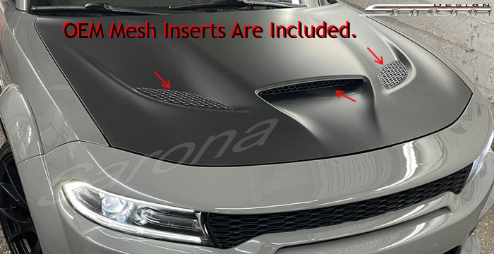 2015-2023 Dodge Charger Hood