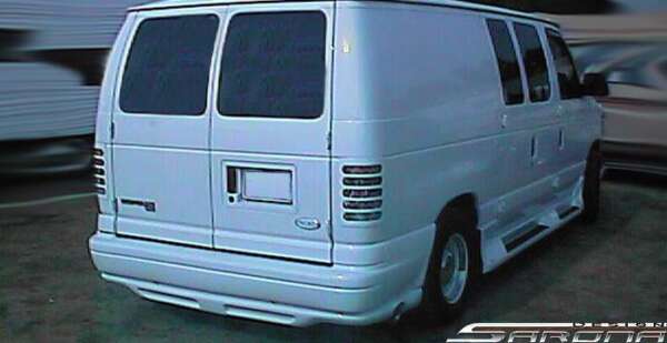1992-2013 Ford Econoline Van Rear Bumper