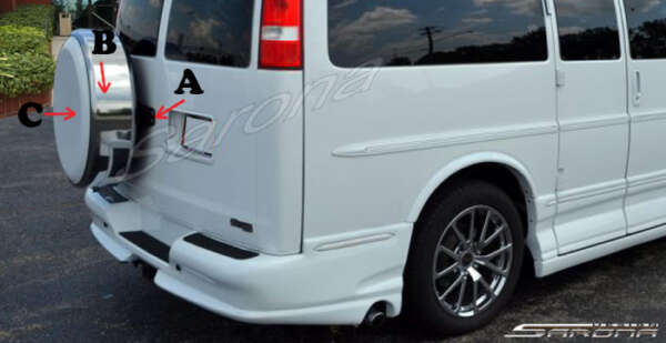 1996-2025 GMC Savanna Van Tire Cover