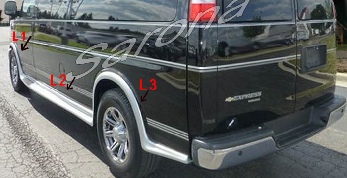 2003-2025 GMC Savanna Van Running Boards