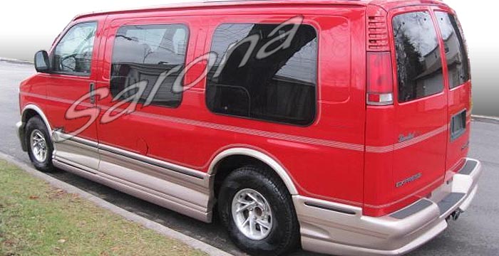 1996-2002 GMC Savanna Van Side Skirts