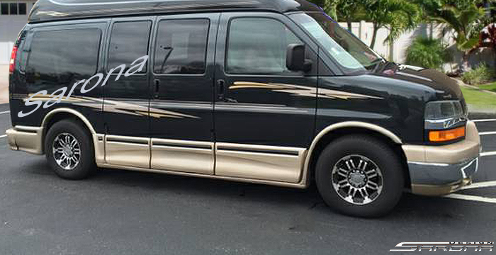 2003-2025 GMC Savanna Van Side Skirts