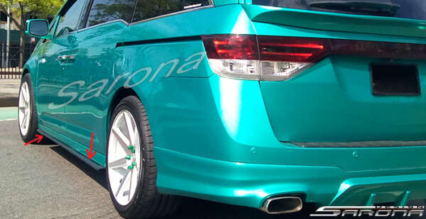 2005-2017 Honda Odyssey Side Skirts