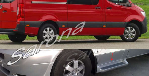 2019-2025 Mercedes-Benz Sprinter Running Boards