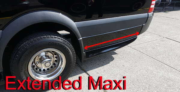 2007-2018 Mercedes-Benz Sprinter Side Skirts