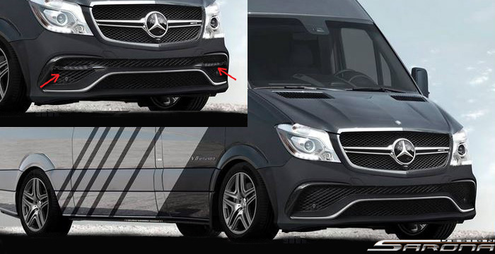 2014-2018 Mercedes-Benz Sprinter Front Bumper