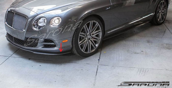 2011-2017 Bentley Continental GT Front Add-On 2011-2017 Bentley Continental GT Front Add-On