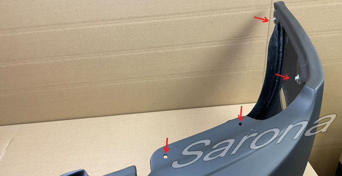 2004-2010 Bentley Continental GT Rear Bumper 2004-2010 Bentley Continental GT Rear Bumper