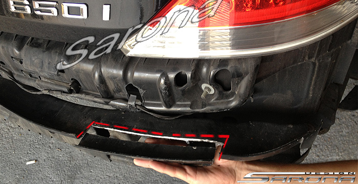 2004-2010 BMW 6 Series Rear Bumper 2004-2010 BMW 6 Series Rear Bumper