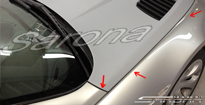 2004-2010 BMW 6 Series Hood