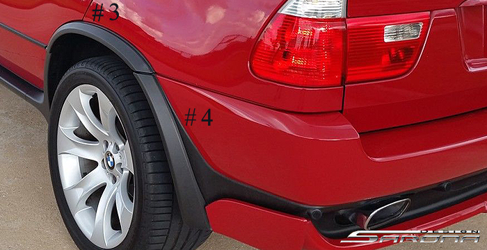 2000-2006 BMW X5 Fender Flares 2000-2006 BMW X5 Fender Flares