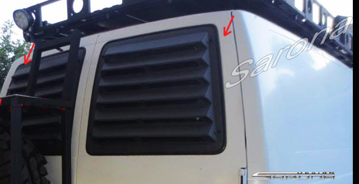 1985-2005 Chevrolet Astro Rear Louvers 1985-2005 Chevrolet Astro Rear Louvers