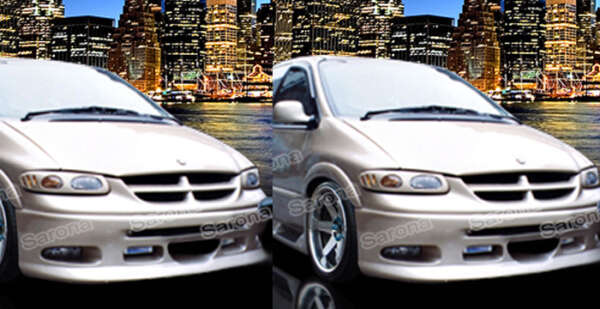 1996-2000 Dodge Caravan Front Bumper