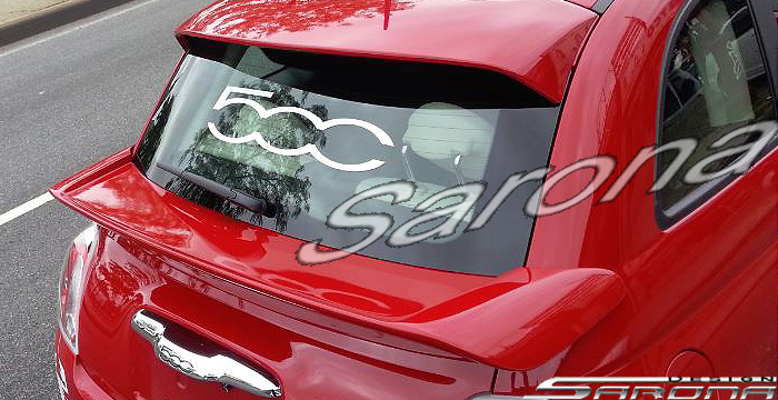 2012-2016 Fiat 500 Trunk Wing