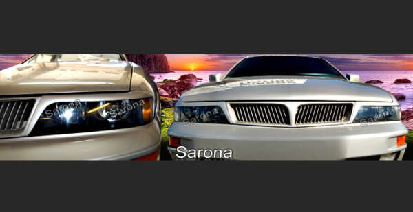 1997-2003 Mitsubishi Diamante Eyelids