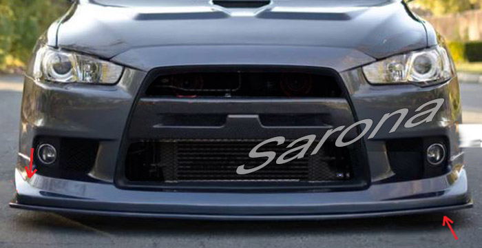 2008-2014 Mitsubishi Lancer Evolution Front Add-On
