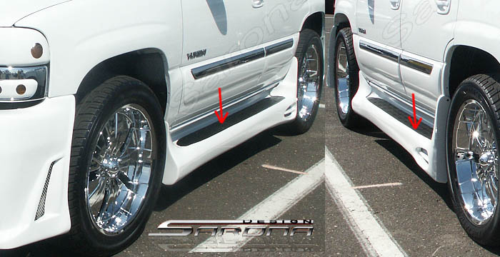 2000-2006 GMC Yukon Side Skirts