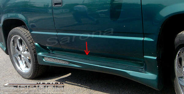 1992-1999 GMC Yukon Side Skirts 1992-1999 GMC Yukon Side Skirts