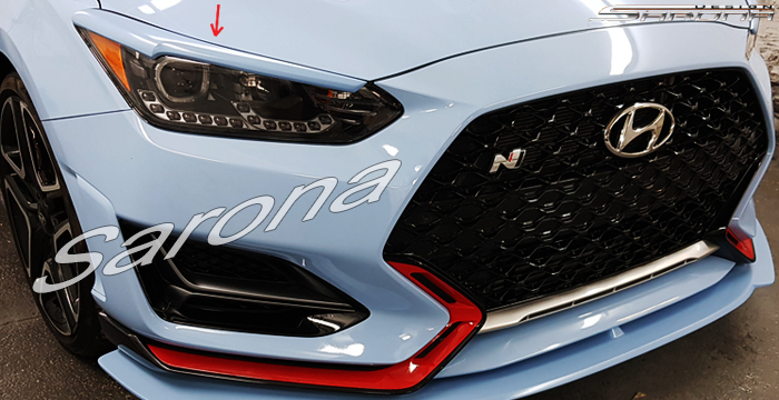 2018-2020 Hyundai Veloster Eyelids