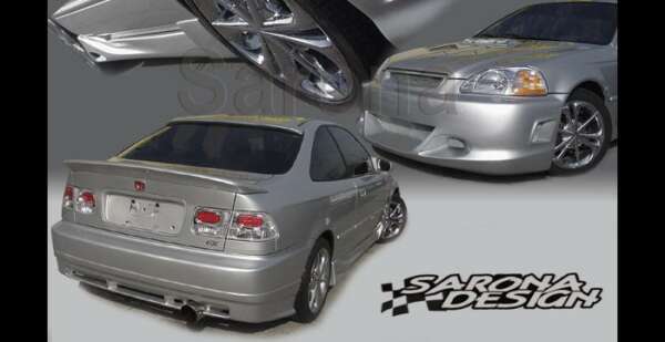 1996-2000 Honda Civic Side Skirts