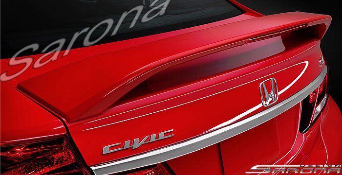 2012-2015 Honda Civic Trunk Wing 2012-2015 Honda Civic Trunk Wing