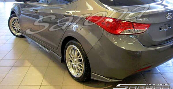 2011-2013 Hyundai Elantra Side Skirts
