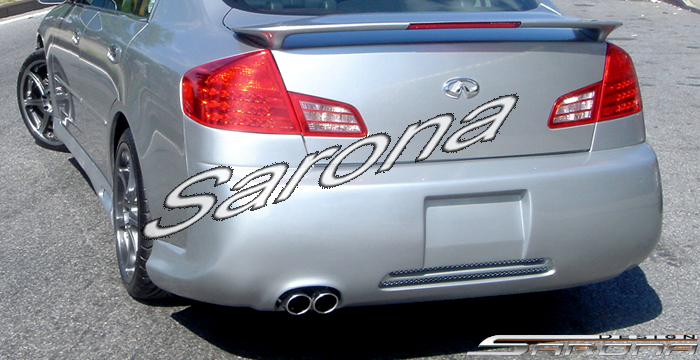 2003-2006 Infiniti G35 Sedan Rear Bumper