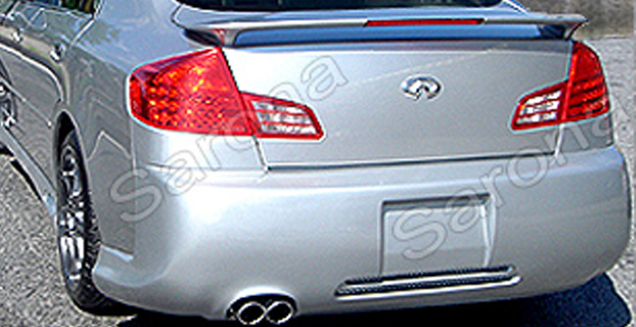 2003-2006 Infiniti G35 Sedan Rear Bumper