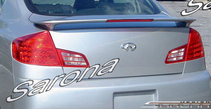 2003-2006 Infiniti G35 Sedan Trunk Wing