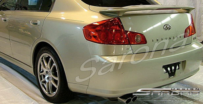 2003-2006 Infiniti G35 Sedan Trunk Wing