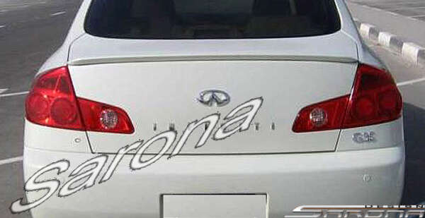 2003-2006 Infiniti G35 Sedan Trunk Wing