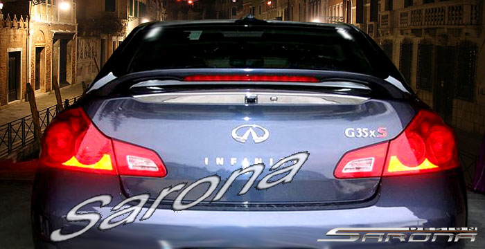 2007-2009 Infiniti G35 Sedan Trunk Wing