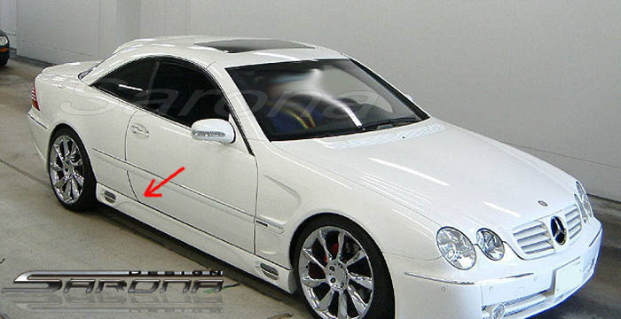 2000-2006 Mercedes-Benz CL Side Skirts