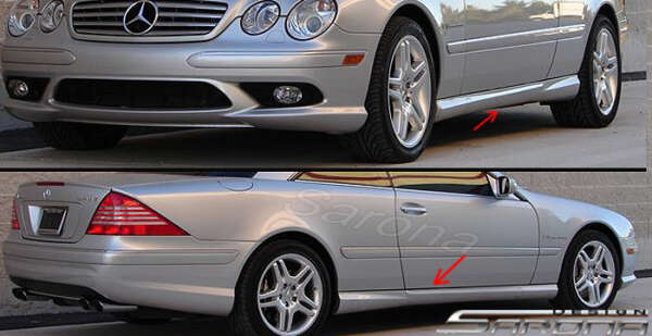 2000-2006 Mercedes-Benz CL Side Skirts
