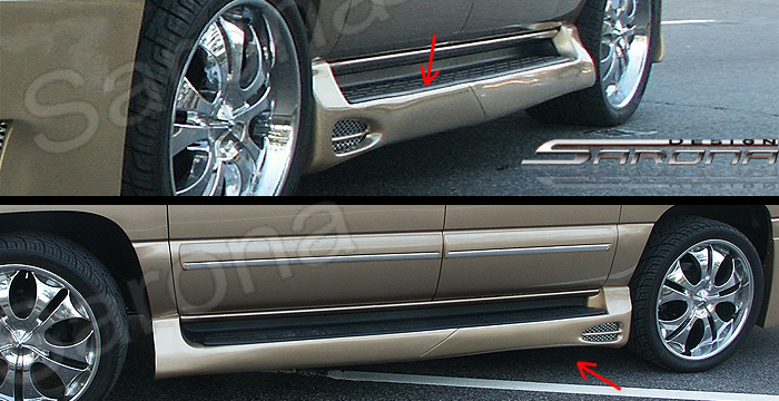 2000-2006 Chevrolet Suburban Side Skirts