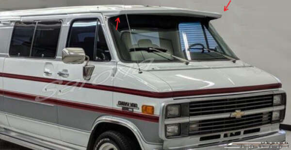 1971-1995 Chevrolet G-Series Van (G10/G20/G30) Sun Visor 1971-1995 Chevrolet G-Series Van (G10/G20/G30) Sun Visor