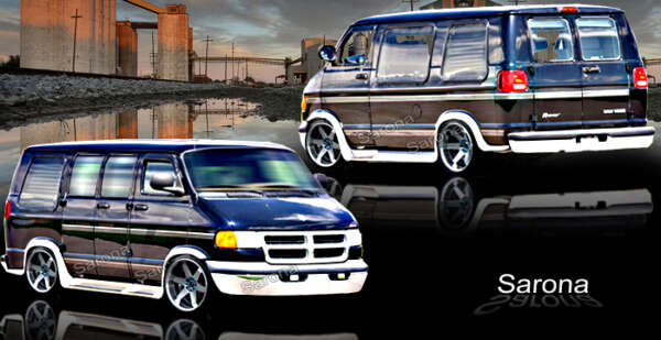 1993-2003 Dodge Ram Van Running Boards