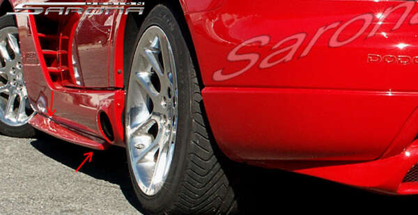 2003-2010 Dodge Viper Side Skirts