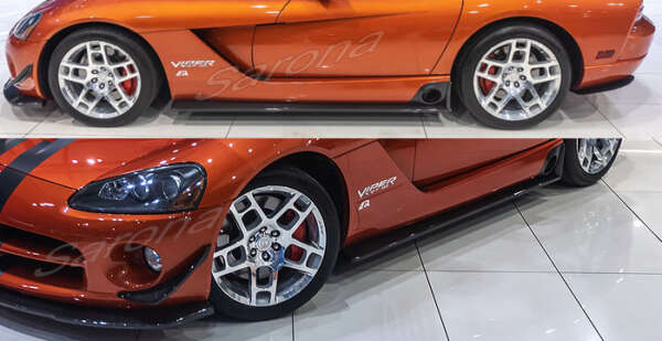 2004-2010 Dodge Viper Side Skirts